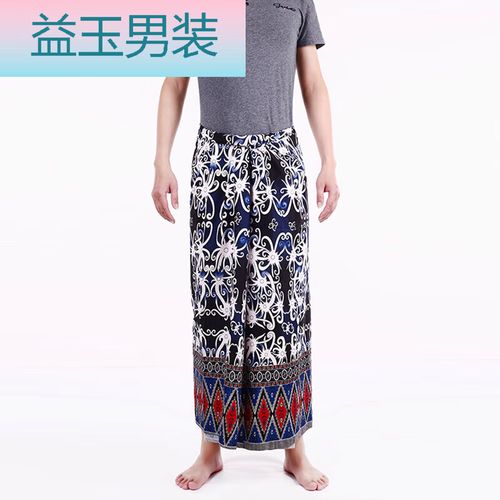 珂纷(kefen)缅甸隆基裙 东南亚傣族筒裙笼基隆基纱笼娘惹裙云南民族