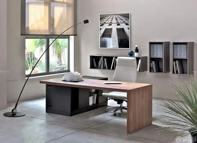 简约风格老板办公室室内装修图片