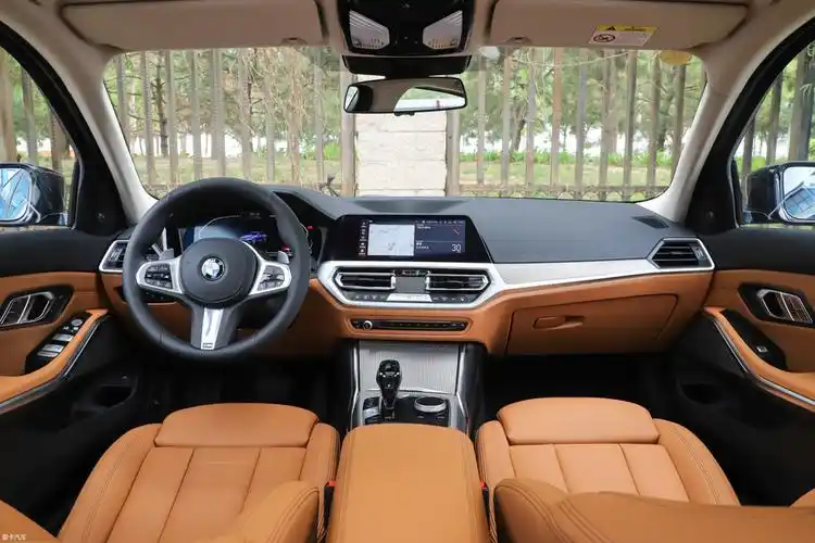 【2020款宝马3系 325li m运动曜夜套装_中控区 _1/347张图片】_汽车