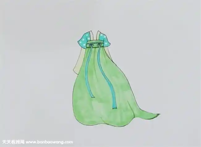 古装衣服简笔画简单