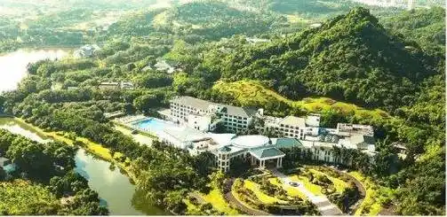 麒麟山庄,深圳第一国宾馆,占据深圳市中芯景观环境最好的西丽湖片区