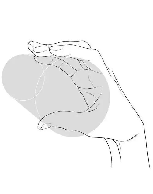 多角度拿东西的手