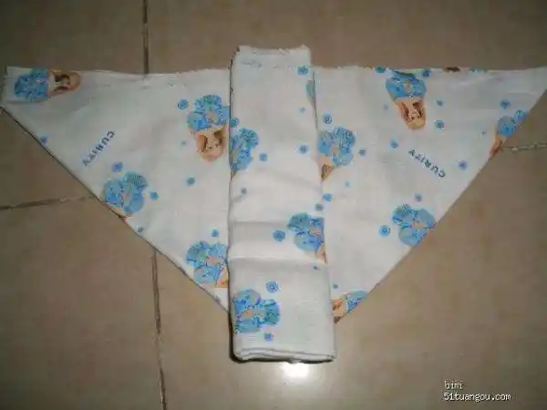 【图解】三角尿布叠法--很实用