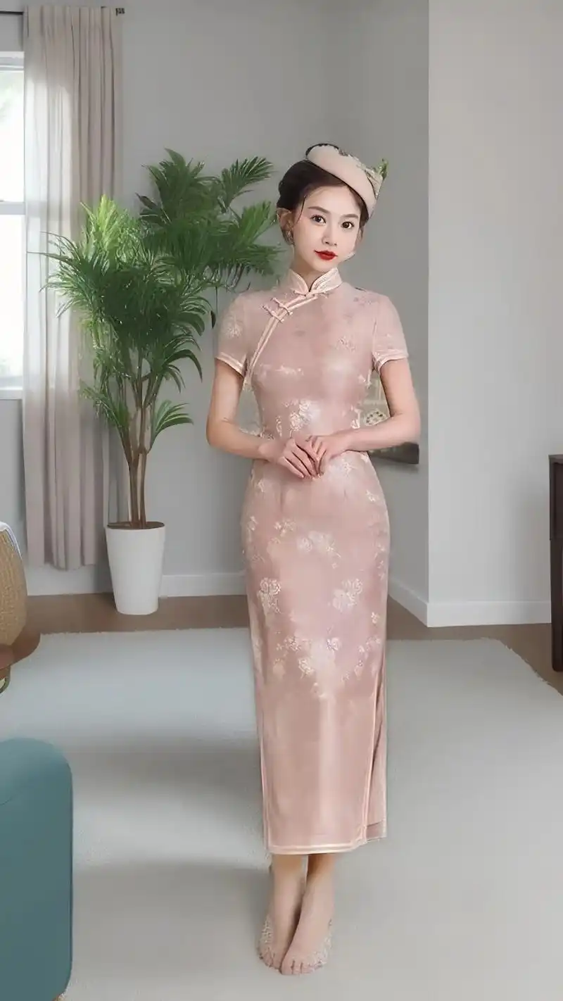 我的新款真丝旗袍来啦!