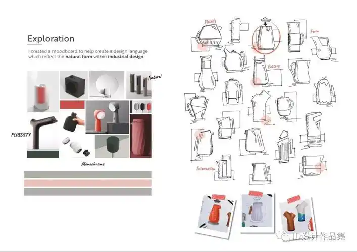 产品/工业复试作品集排版案例