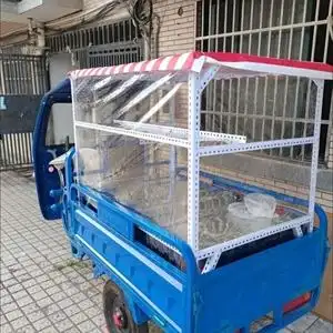 电动三轮车改装摆摊架子小吃架子夜市地摊炸串凉皮糖葫芦饭团烧烤