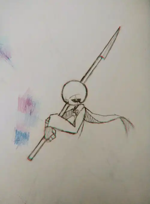 私设一个火柴人,最后一个是jo-我希望集欧气于一身