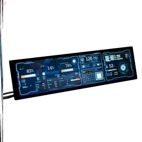 机箱副屏显示器电脑动态显示屏diy小屏幕灯机箱