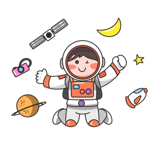 宇航员火箭简笔画山水画背景图片中国风山水水墨画素材波普风人物背景