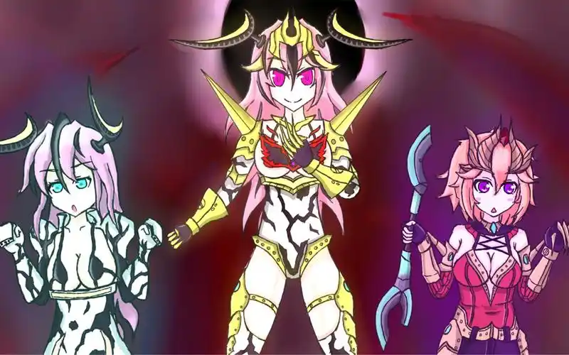 娘化版贝利亚奥特曼闪电杀手变身动画