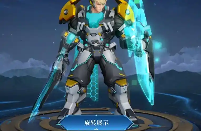 王者荣耀亚瑟心灵战警星元部件s25皮肤演示