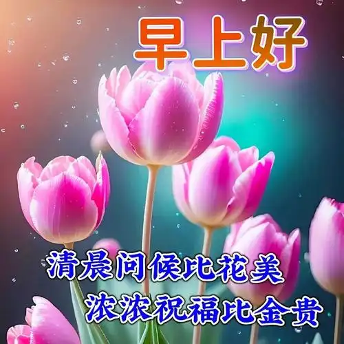 夏天暖心问候语祝福,2023漂亮精美早安动图