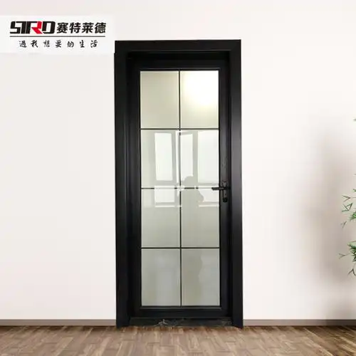 一折钛合金门 卫生间