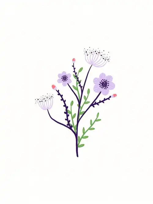 简笔画教程  #手帐排版  #春天去赏花  #拍到第一朵春天的花