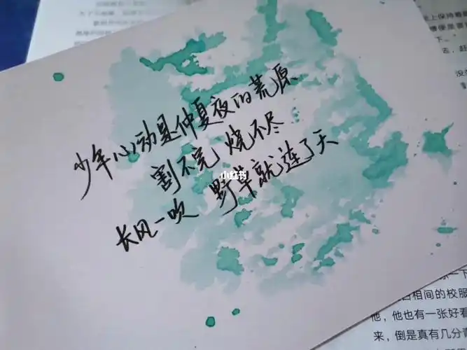 初试染卡手写某某