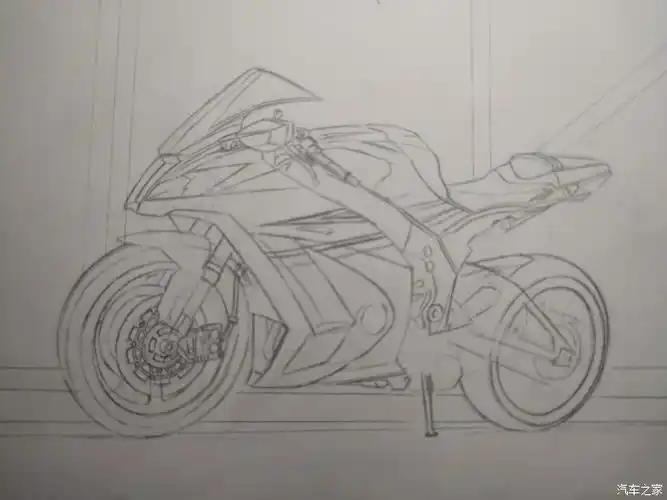 素描手绘不灭ninja永远的川崎大牛上