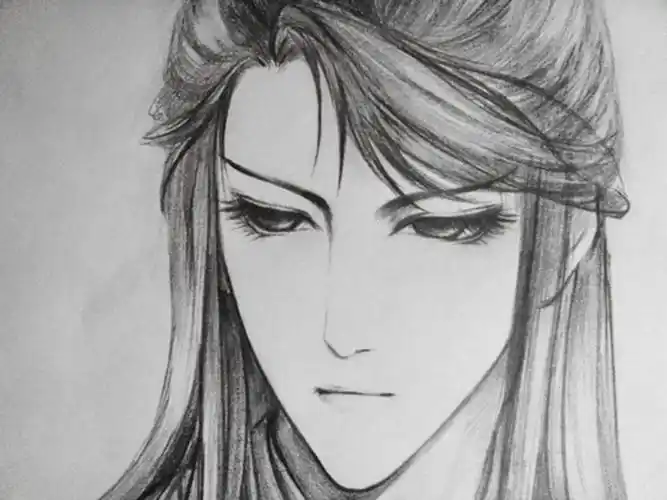 简单古风人物铅笔画_简单古风铅笔画_古风铅笔画素材人物