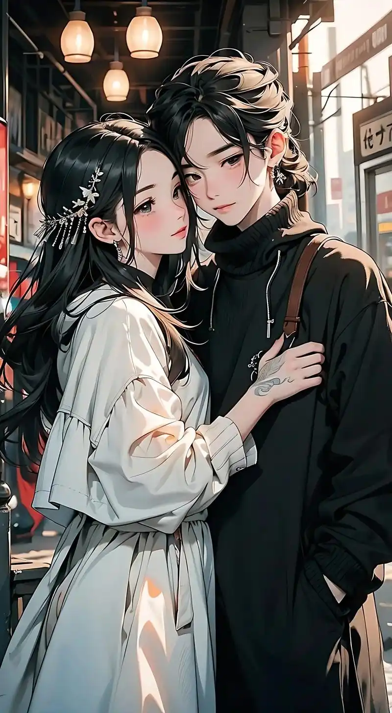 一对热恋中的情侣.#抖音原创动漫 #原创作品 #超甜恋爱漫画 - 抖音