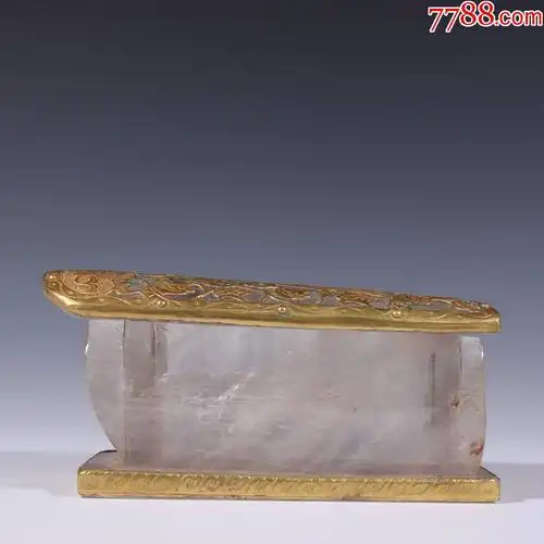 水晶嵌银鎏金凤纹棺材