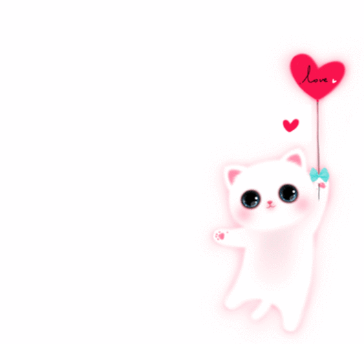 猫咪gif气球gif爱心gif唯美gif