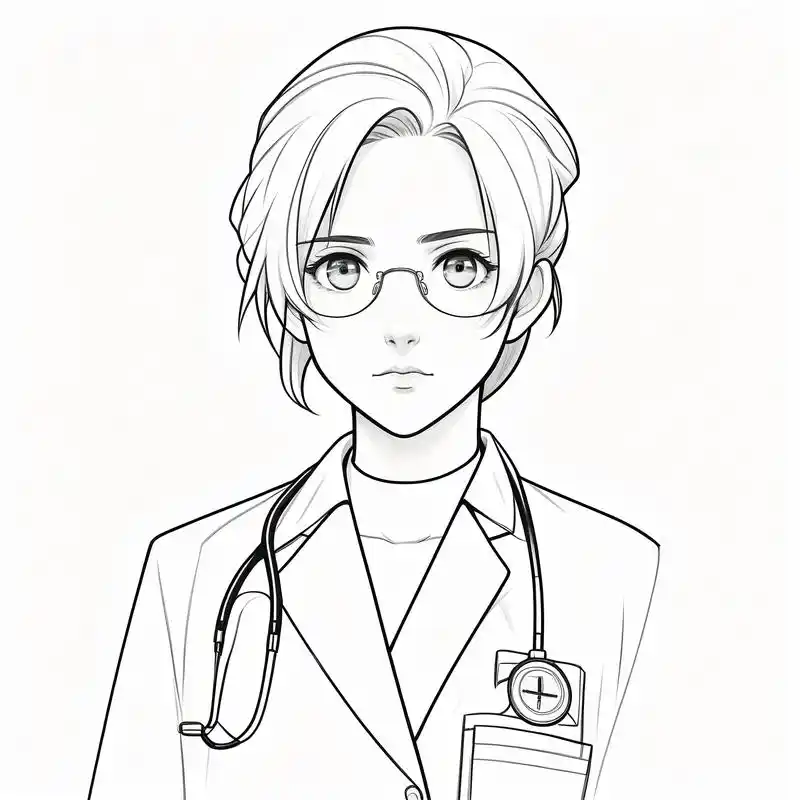 白大褂医生头像来啦💉 谁能拒绝这种白大褂医生头像,真的太帅了吧!