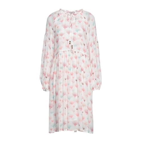 hemisphere女款象牙色连衣裙|midi dress