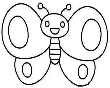 蝴蝶简笔画 蝴蝶简笔画彩色