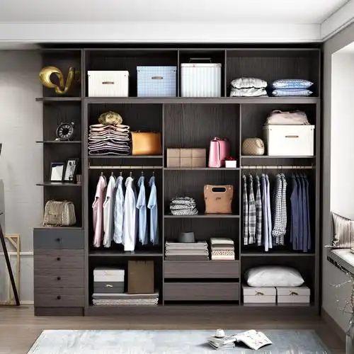 衣柜北欧推拉门简约现代家用卧室柜子三门大衣衣柜