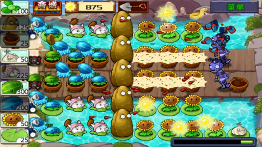 植物大战僵尸西游版攻略七个蜘蛛精怎么打啊?真心打部过不用钱 .