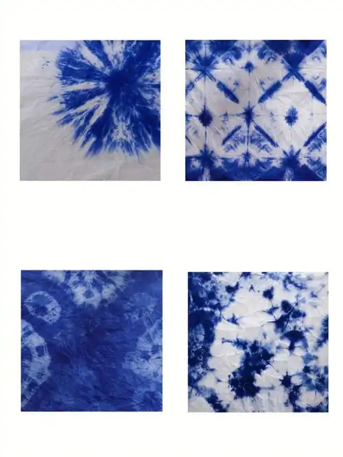 手工分享扎染手帕