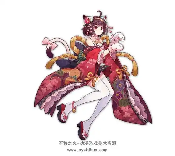 雀魂 游戏角色男女立绘png免扣图集分享下载 37p