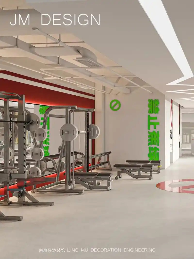 打破以往健身房的装修风格 将简 - 抖音