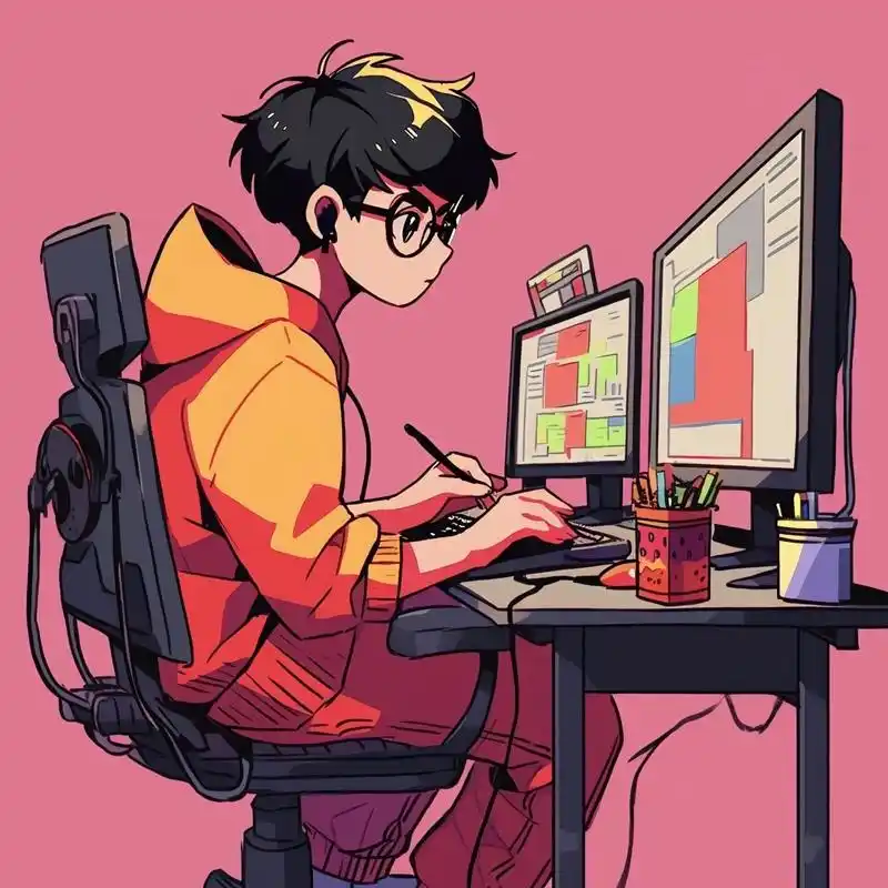 第32期 男女动漫风格 程序员头像
