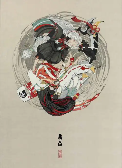 阴阳师同人《黑白》
