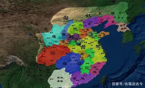 项羽分封诸王势力范围