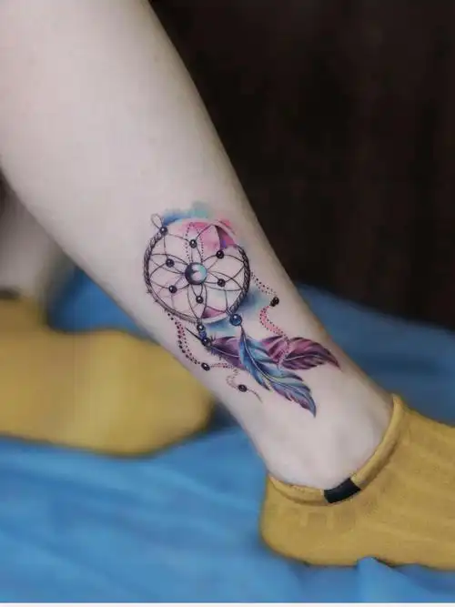 捕梦网_纹身图案手稿图片_刘鑫的纹身作品集