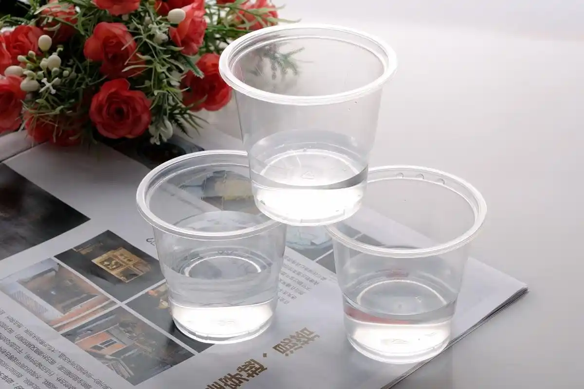 160毫升 一次性塑料杯 一次性饮水杯 试饮杯 品尝杯 果汁杯 pp杯 1440