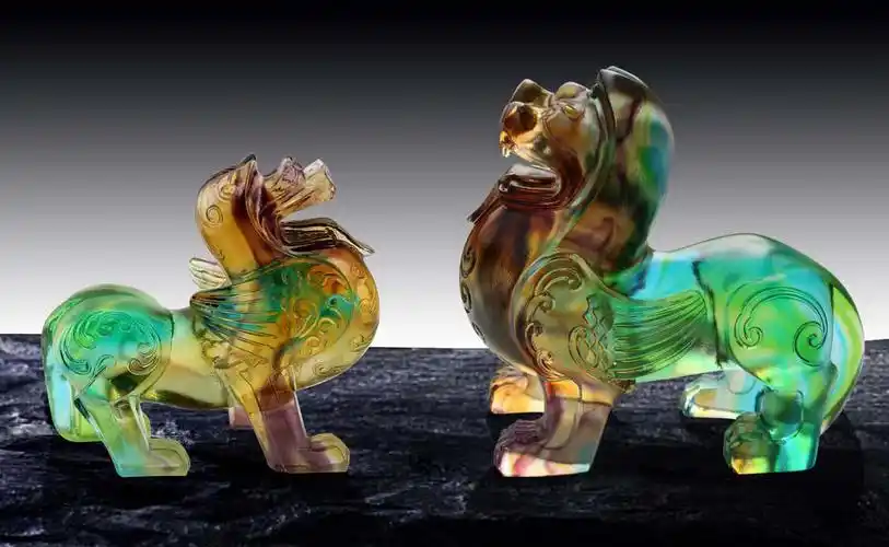 琉璃南京貔貅,南京貔貅特色工艺品,广州琉璃貔貅麒麟工艺品,招财辟邪