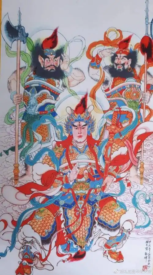 有颜有型的神尊——五显华光大帝 - 简书