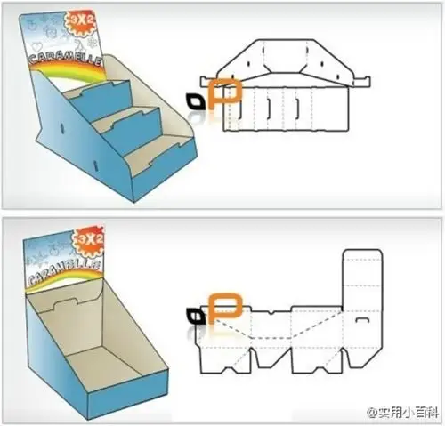 包装盒的折法】有兴趣的童鞋可以试一试啊~!@实用小百