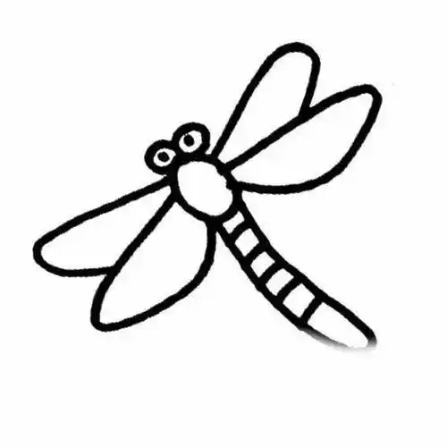 简笔画蜻蜓 简笔画蜻蜓的画法