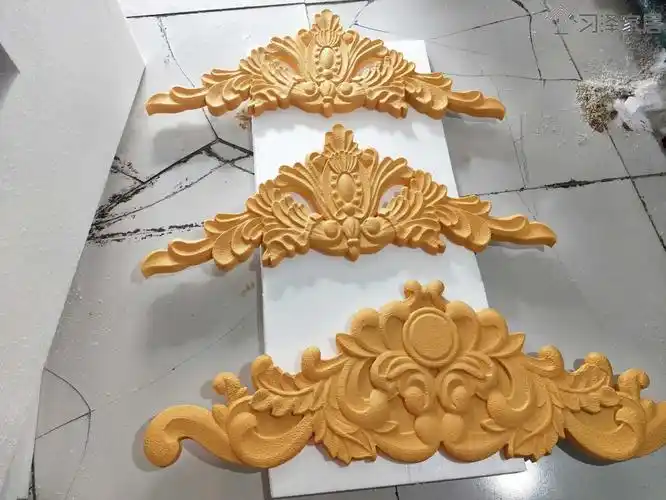 别墅外墙装饰浮雕eps浮雕外墙装饰别墅山花仿砂岩长方形泡沫花板成品x