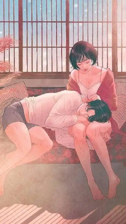 梁世恩zipcy情侣插画作品触摸系列520浪漫唯美手绘