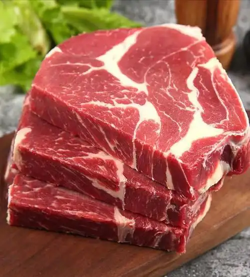 悦君心澳洲安格斯谷饲上脑牛排原切无添加冷冻雪花牛肉新鲜牛扒健身