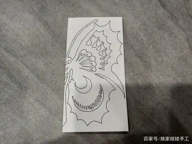 一只漂亮的蝴蝶剪纸,你学会了吗?