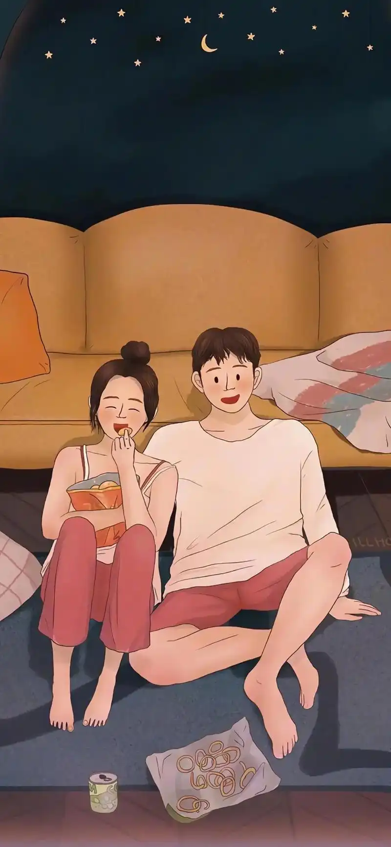 手机情侣壁纸动漫壁纸.#治愈系风景壁纸 #漫画壁纸 #个性手 - 抖音