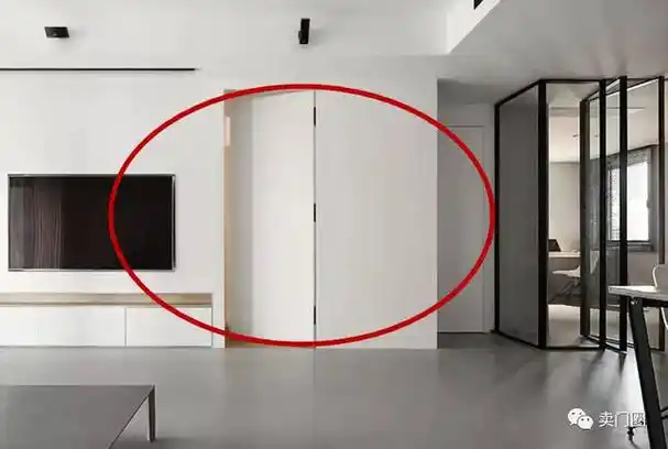 隐形门的优缺点安装暗门专用锁电视背景墙客厅隐形门装修效果图