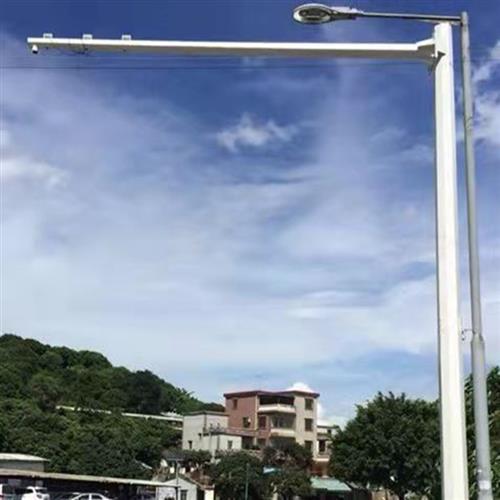 道路八角监控立杆交通信号灯杆678米红绿灯杆卡口抓拍立柱l型杆件