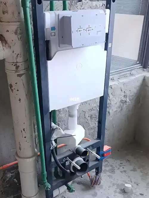 挂壁式马桶安装水电施工
