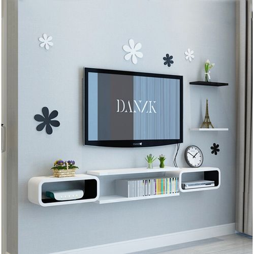 电视墙装饰架背景墙置物架墙上壁柜客厅墙面挂墙创意格子墙面隔板